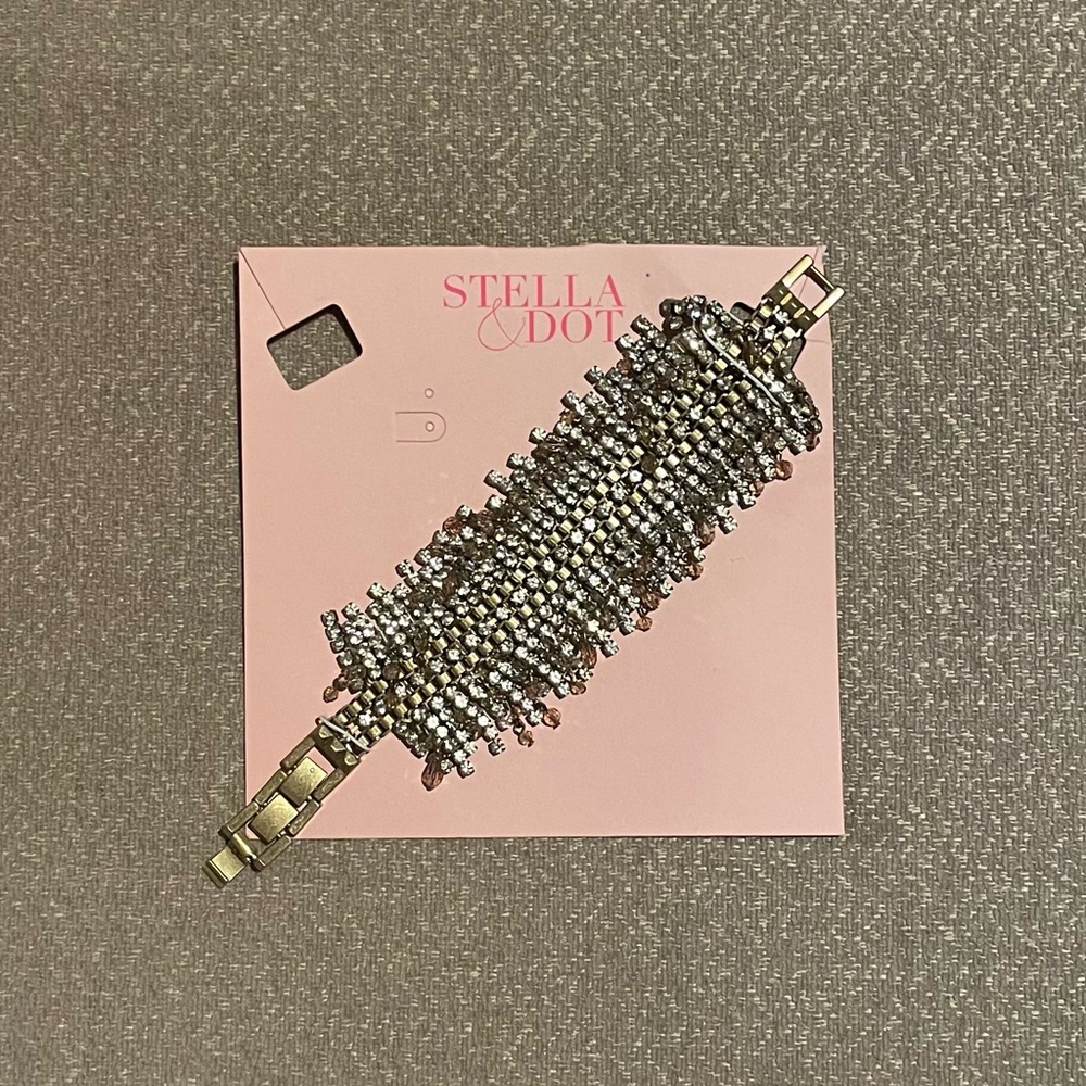 STELLA & DOT SHAGGY CHAIN JEWELS BRACELET